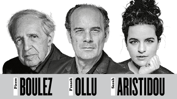 Portrait-Collage: Pierre Boulez, Franck Ollu & Sarah Aristidou | Bild: BR/LMN