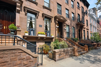 Brownstone ground floor apartment