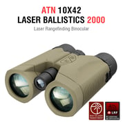 ATN - LRF 10X42MM LASER BALLISTIC RANGEFINDING BINOCULAR