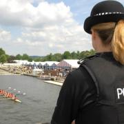 The taxi driver was caught at Henley Regatta.