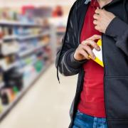 Shoplifting stock image