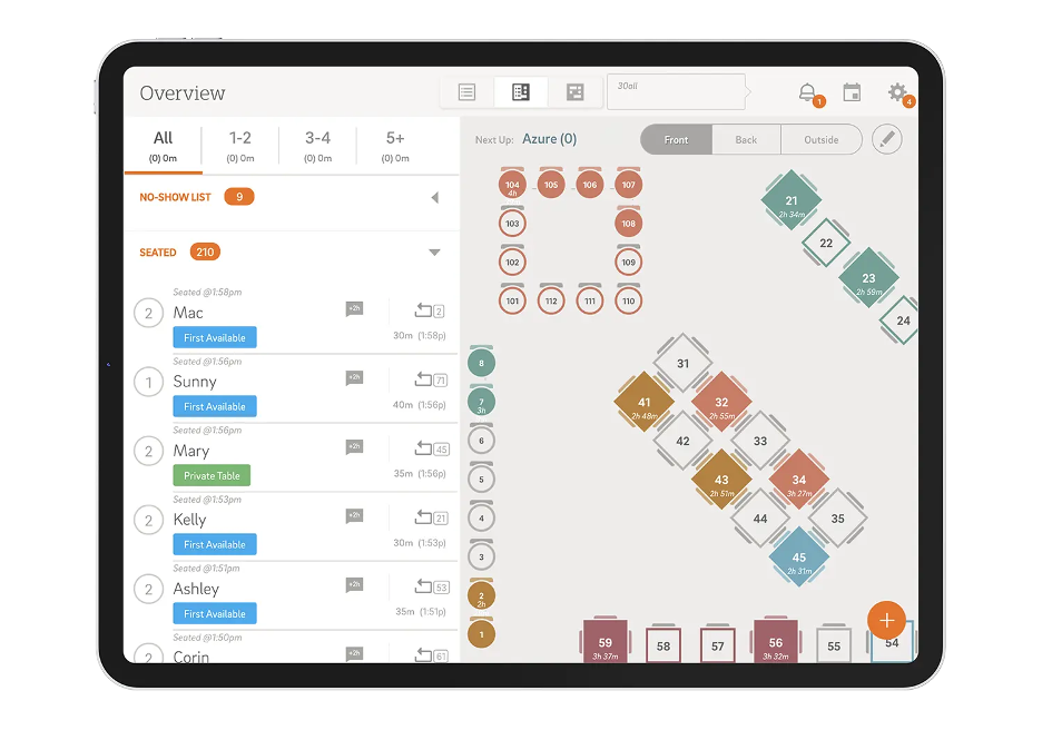 Cake POS table management