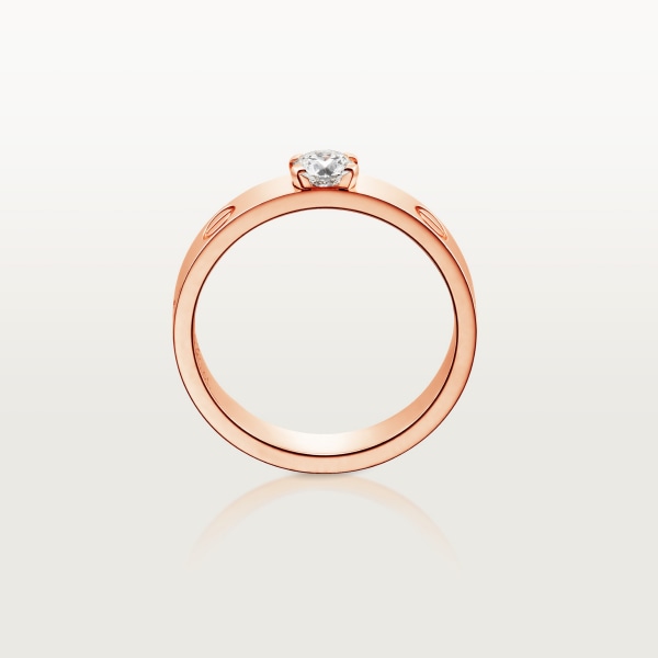 Love Solitaire Rose gold, diamond