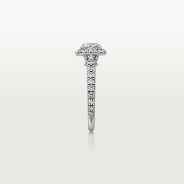 Cartier Destinée 單鑽戒指 鉑金，鑽石