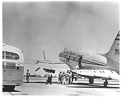 Private Aircraft Being Searched by Border Patrol Agents