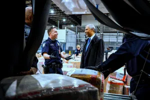 CBP Officer Reynolds describes how the X-ray van is utilized in the cargo inspection process.