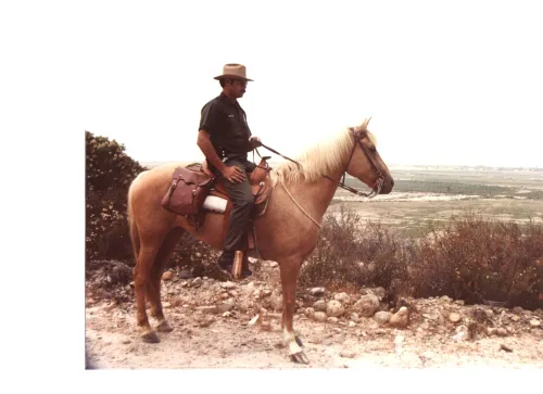 Border Patrol Agent on Horseback