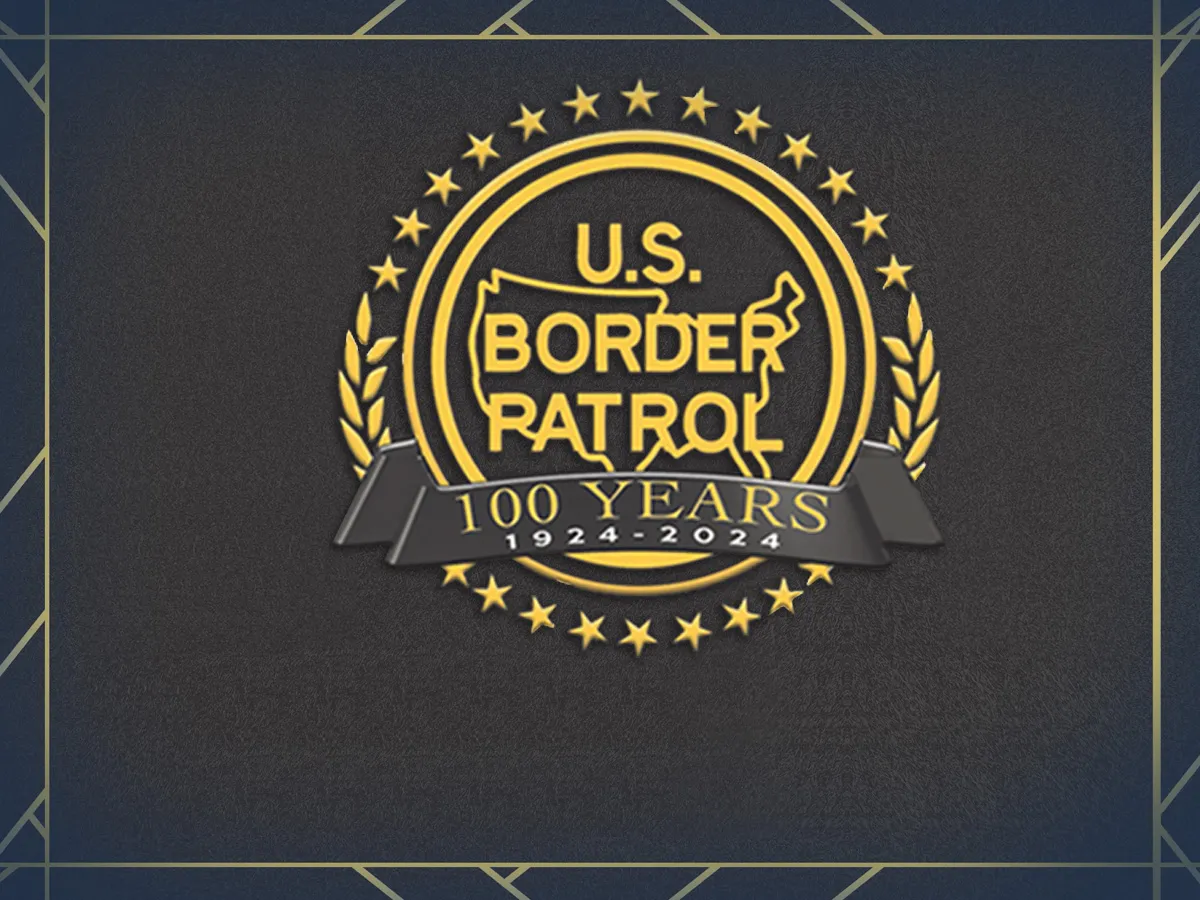 The U.S. Border Patrol's 100th anniversary logo.