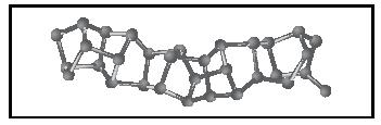 Figure 5(b). Linkage of P4 units in red phosphorus.