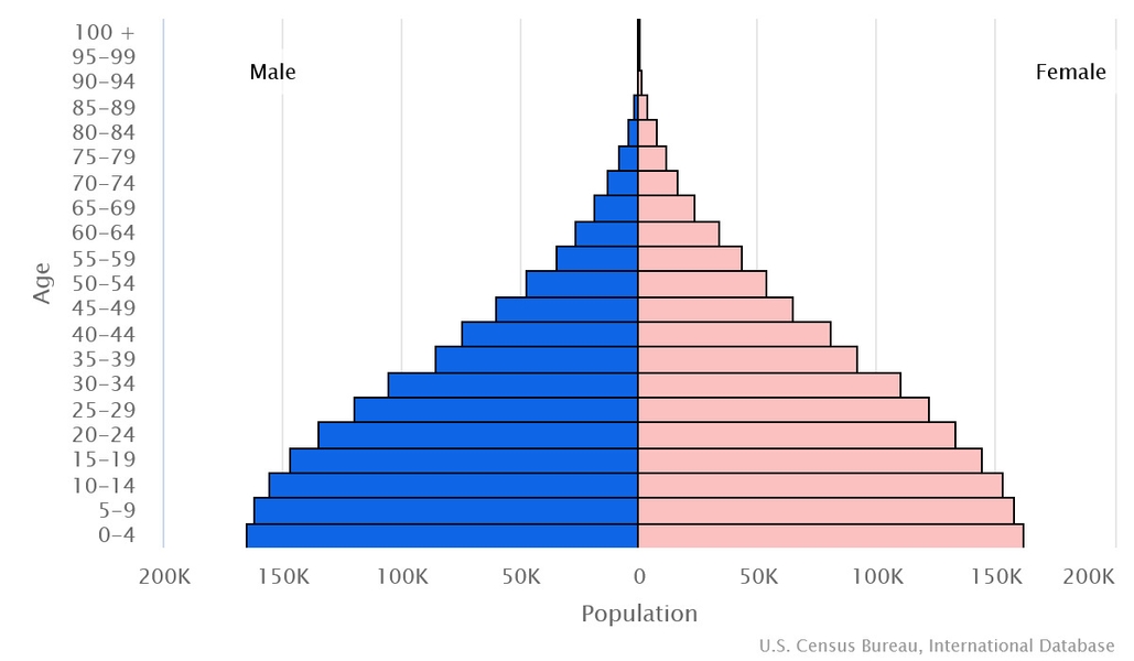 2023 population pyramid