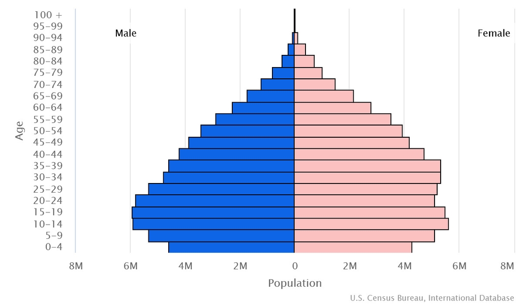 2023 population pyramid