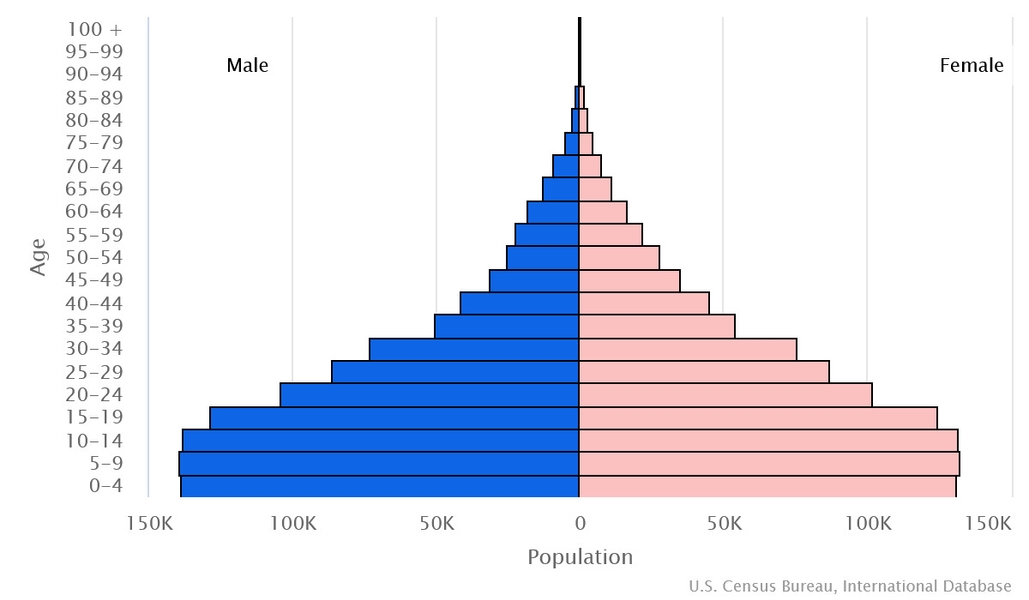 2023 population pyramid