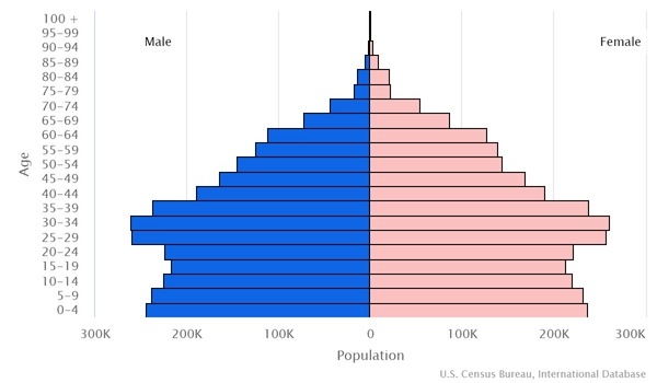 2022 population pyramid