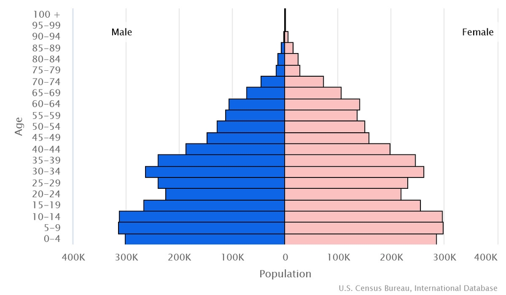 2023 population pyramid