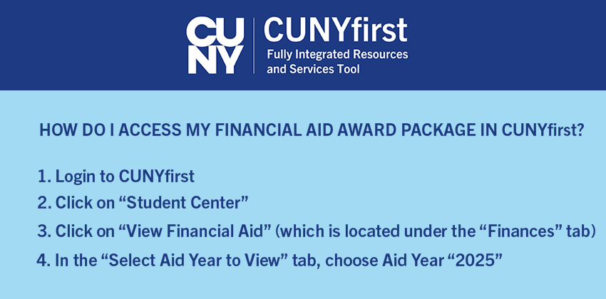 CUNYfirst Financial Aid