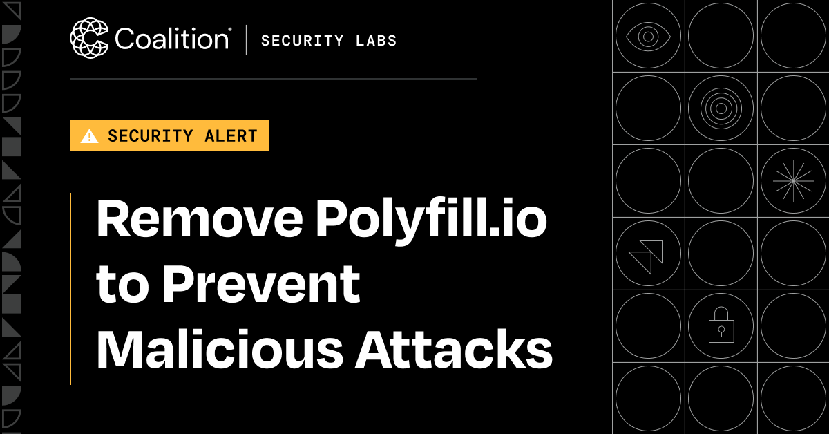 Security Alert: Polyfill Graphic