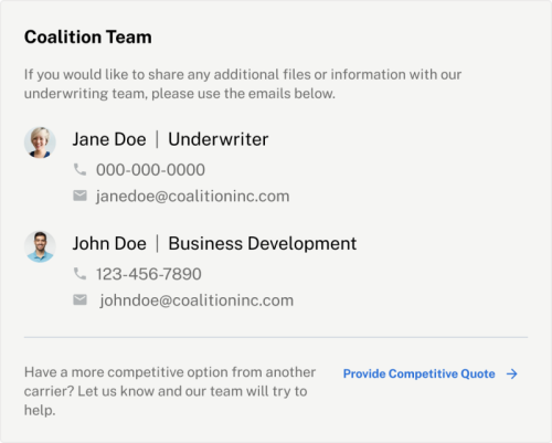 Team View - Assigned Underwriter