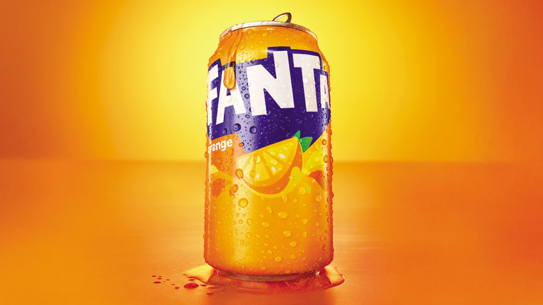 can of Fanta Orange