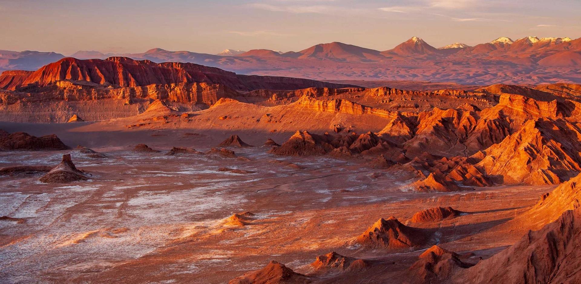 Valle de Luna or Moon Valley at San Pedro de Atacama, Chile