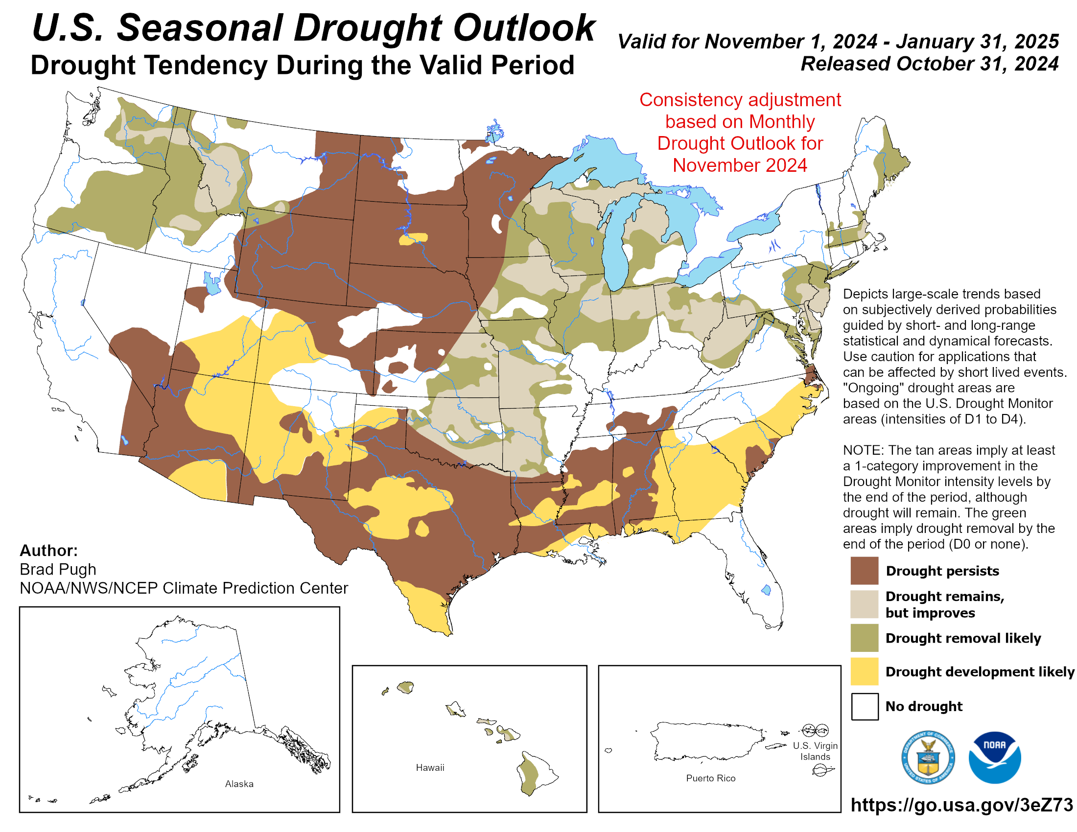 United States Seasonal Drought Outlook