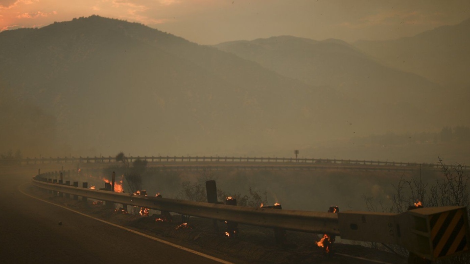 LA area wildfire