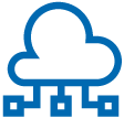 Cloud network icon