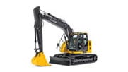 135 P-Tier Mid-Size Excavator on white background