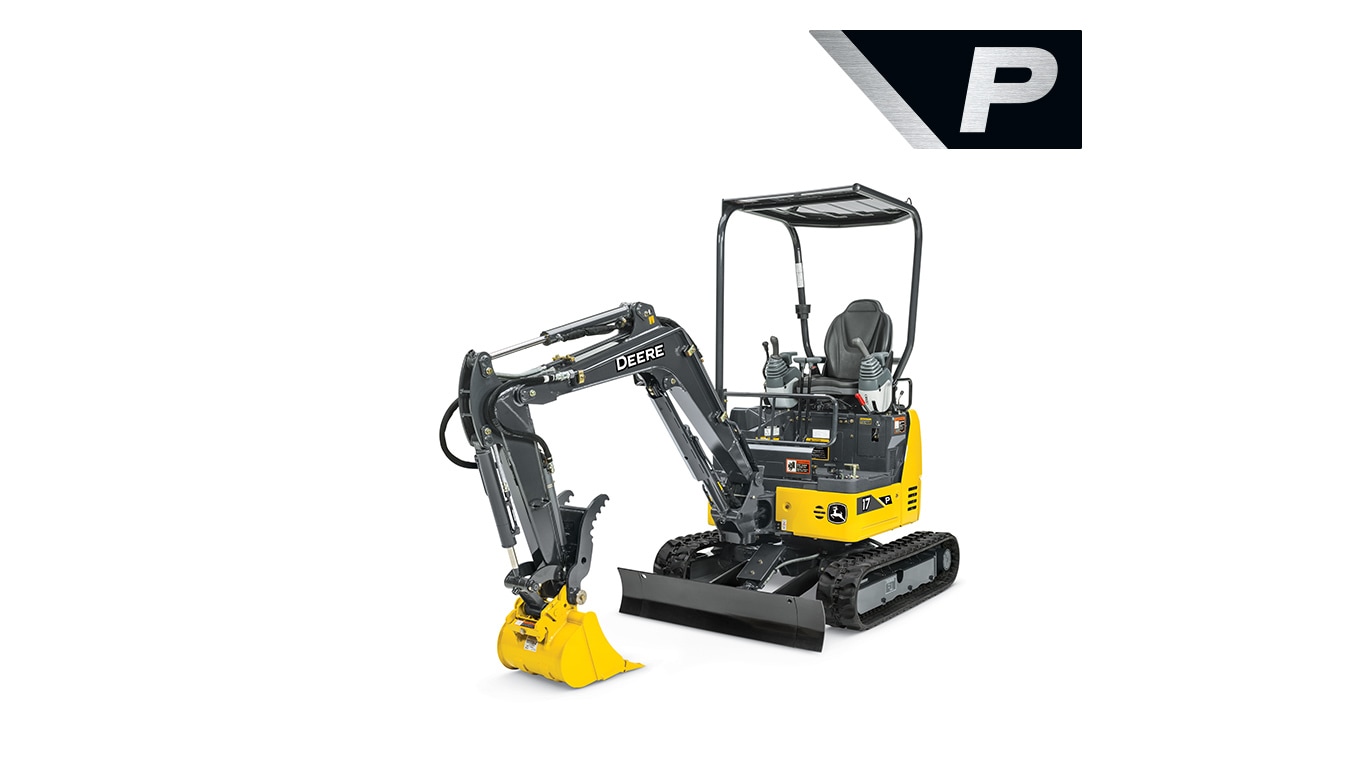 Studio image of a 17 P-Tier Excavator