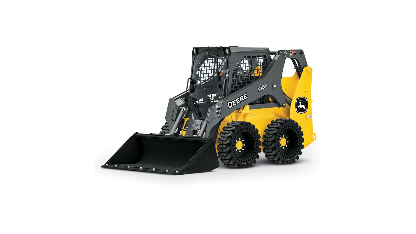 318G Skid Steer model on white background