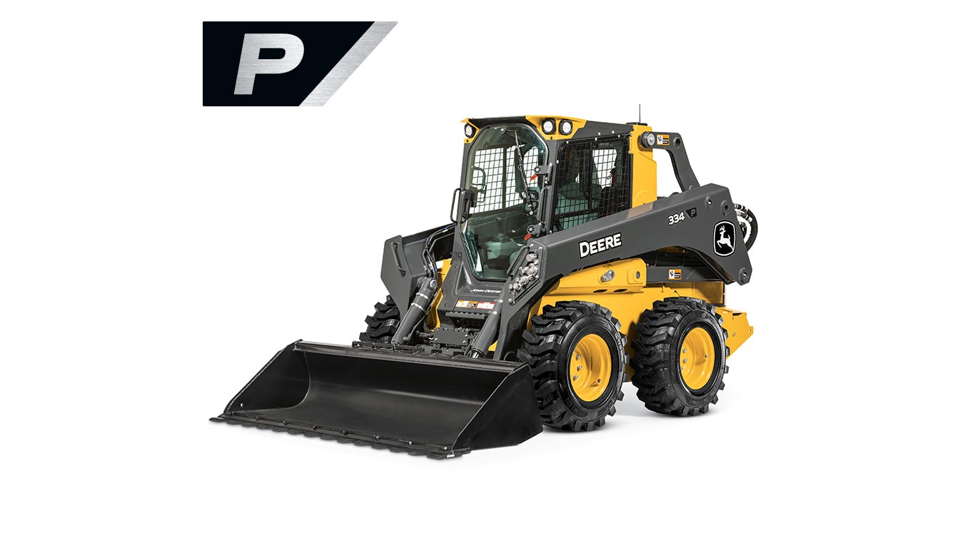 334 P-Tier Skid Steer Loader on a white background