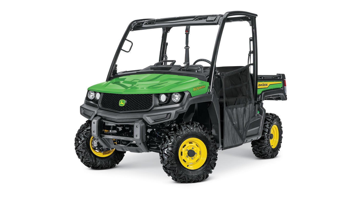 Studio image of a XUV865M Gator Utility Vehicle