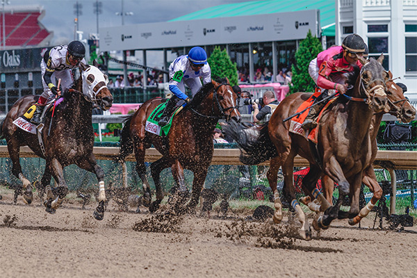 Racing at Churchill Downs