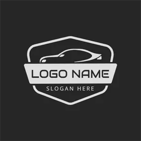 汽车Logo Banner and Abstract Car logo design