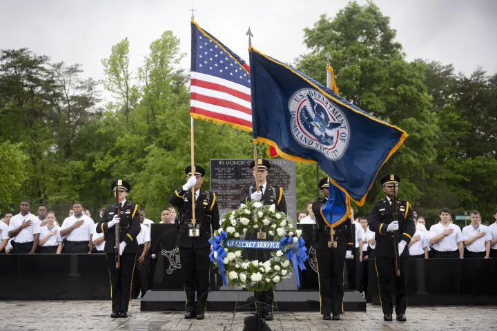 Cover photo for the collection "DHS Secretary Alejandro Mayorkas Attends the USSS Wall of Honor Ceremony"