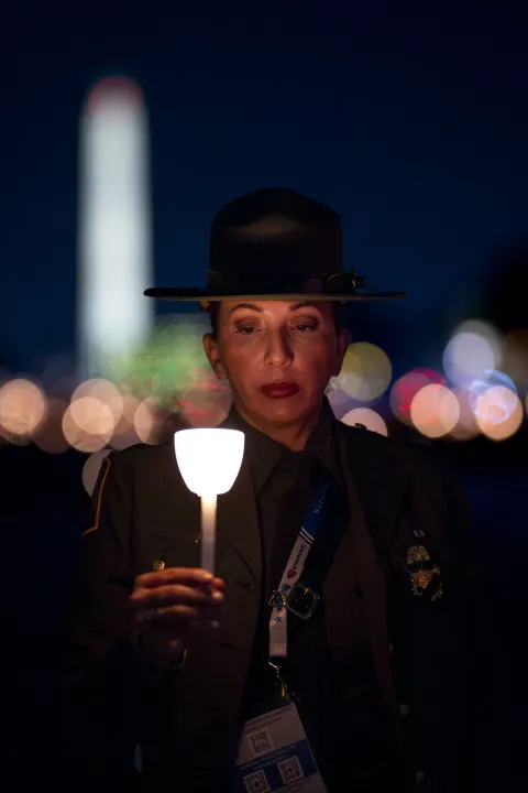 Cover photo for the collection "DHS Secretary Alejandro Mayorkas Participates in the Annual Candlelight Vigil on the National Mall"