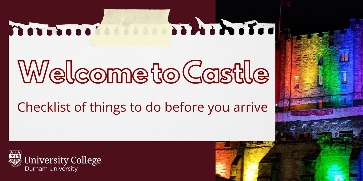 Banner image of the Castle and things you need to do before you arrive