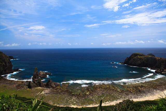 這是從海參坪鳥瞰海景