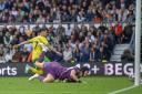 Borja Sainz slotted Norwich City's winner at Derby in the Championship