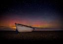 The Northern Lights photographed on Cley Beach Picture: Matthew Usher