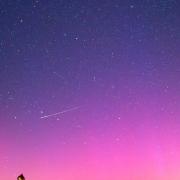 The Northern Lights and shooting stars were spotted over Southwold