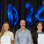 The efforts of students in the class of 2024 at Ormiston Denes Academy on Yarmouth Road, Lowestoft has been hailed as they collected their GCSE results. Picture: Ormiston Denes Academy