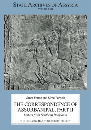 Cover for The Correspondence of Assurbanipal, Part II