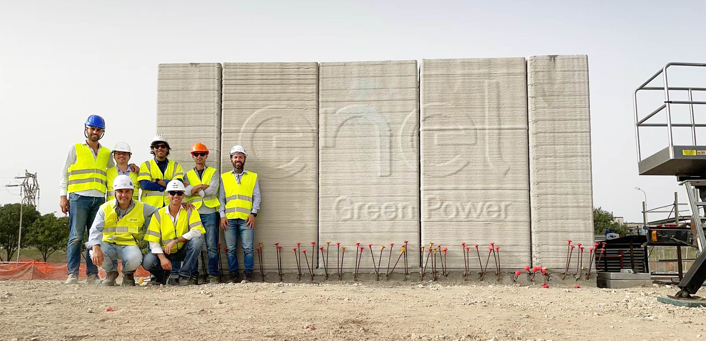 Energia del futuro: Enel Green Power e l\u2019Universit\u00E0 di Napoli Federico II per la prima volta in Italia usano la stampa 3D per realizzare strutture in calcestruzzo in zona sismica