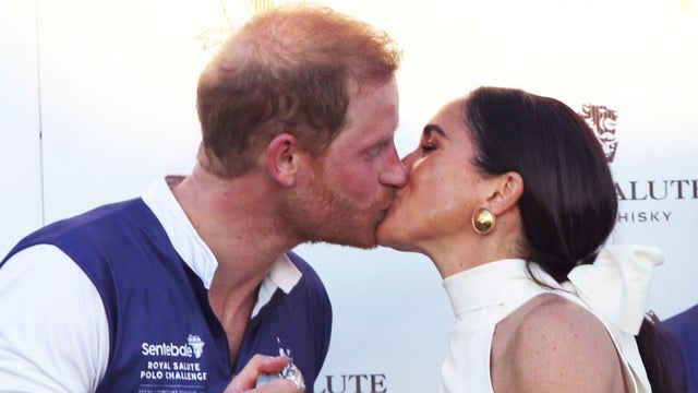 Prince Harry and Meghan Markle Pack on PDA at Charity Benefit