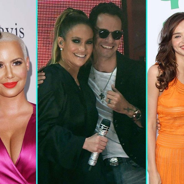 Amber Rose and Wiz Khalifa, Marc Anthony and Jennifer Lopez, Miranda Kerr and Orlando Bloom