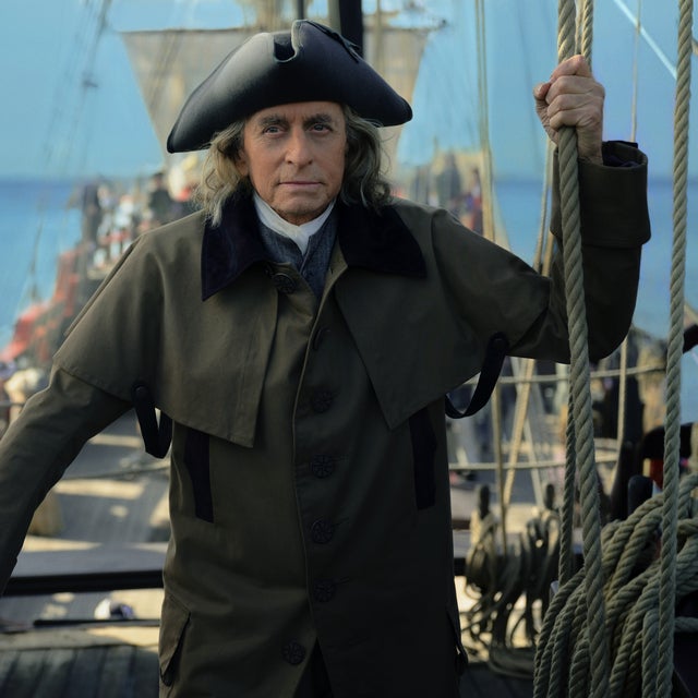 Michael Douglas as Benjamin Franklin in 'Franklin' 