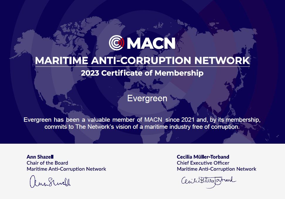 MACN Certificate of Membership