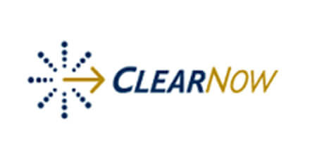 3 of 9 logos - Clear Now logo