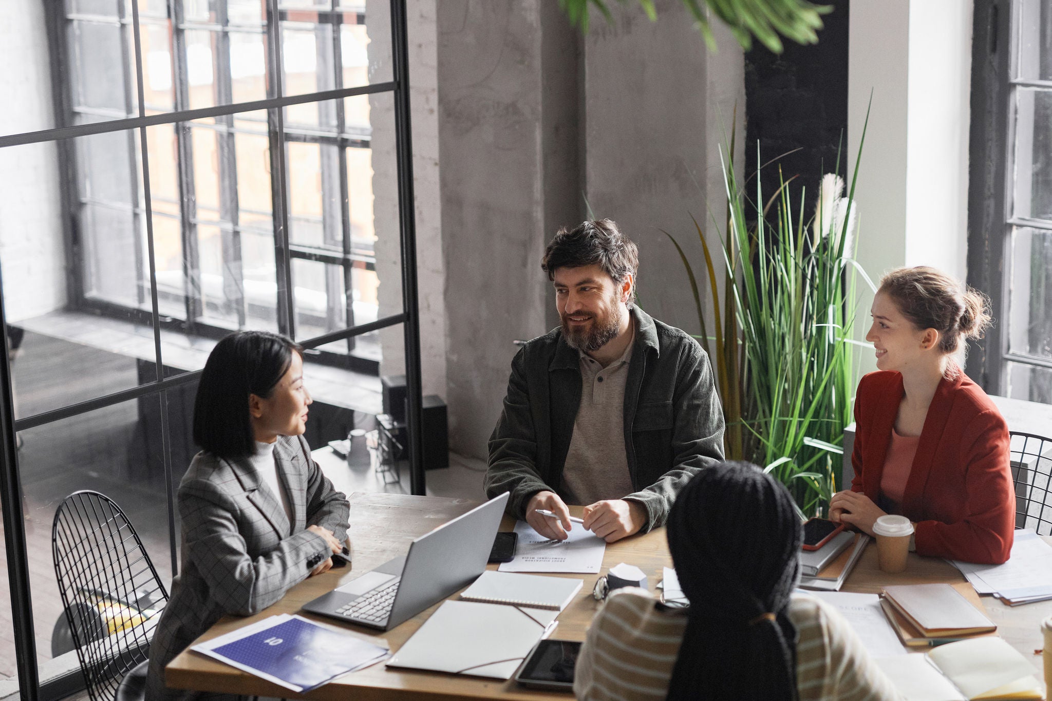 reunião de trabalho em um escritorio