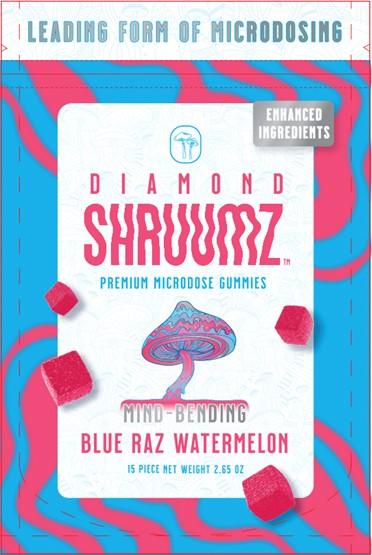 Diamond shruumz Blue raz watermelon